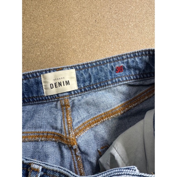 SEZANE DENIM Wide Leg Jeans Blue Size 36 $150‎ - Picture 4 of 9